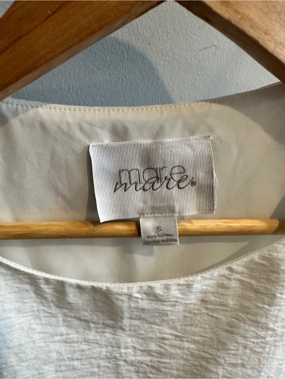 Anthropologie Mare Mare Shirred Swing Tank Ivory Small Babydoll - Picture 8 of 11